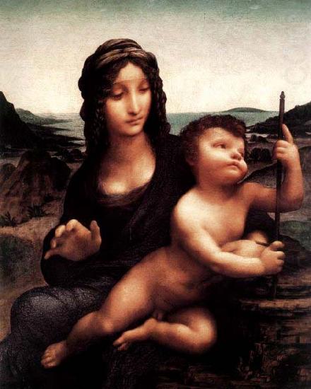 Madonna with the Yarnwinder, LEONARDO da Vinci